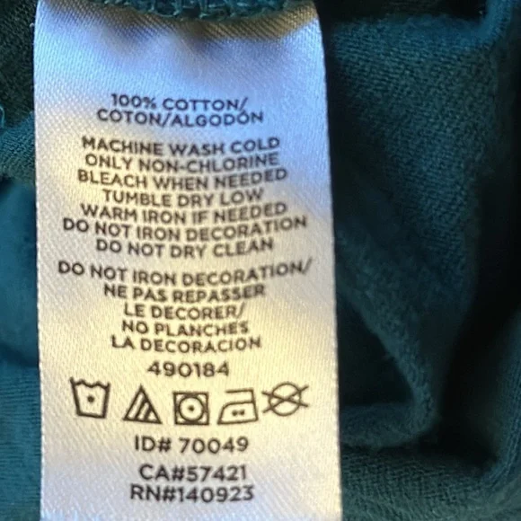 LOFT Teal Long Sleeve Blouse - Picture 9 of 11